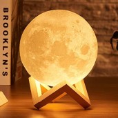 3D White Moon Lamp