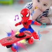 https://www.dagdoom.com.bd/Electric Spider Man Car-Styling Stunt Skateboard Toys