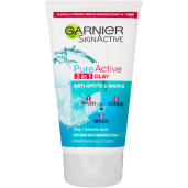 Garnier Pure Active 3 in 1 Clay Wash Scrub & Mask - 150ml 